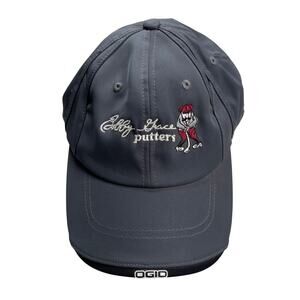 Bobby Grace Putters Hat Gray Performance Embroidered Golf Logo Ogio